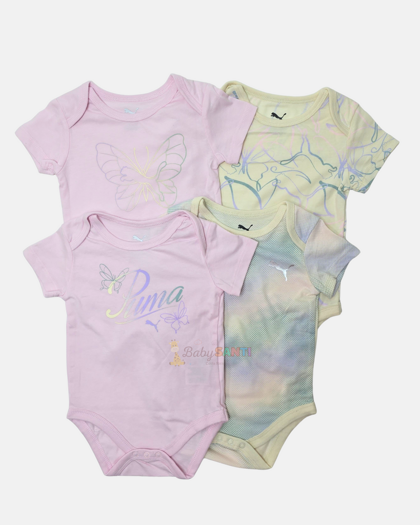 Paquete 4 Mamelucos Puma Niña