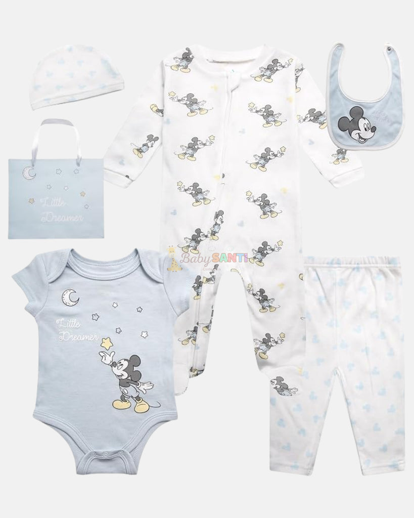 Conjunto 7 Piezas Mickey Mouse