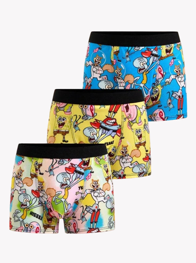 Paquete 3 Boxers Bob Esponja