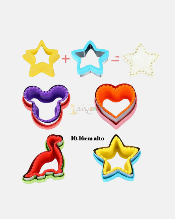 Juego de Cortador y Sellador de Sandwich 4 piezas