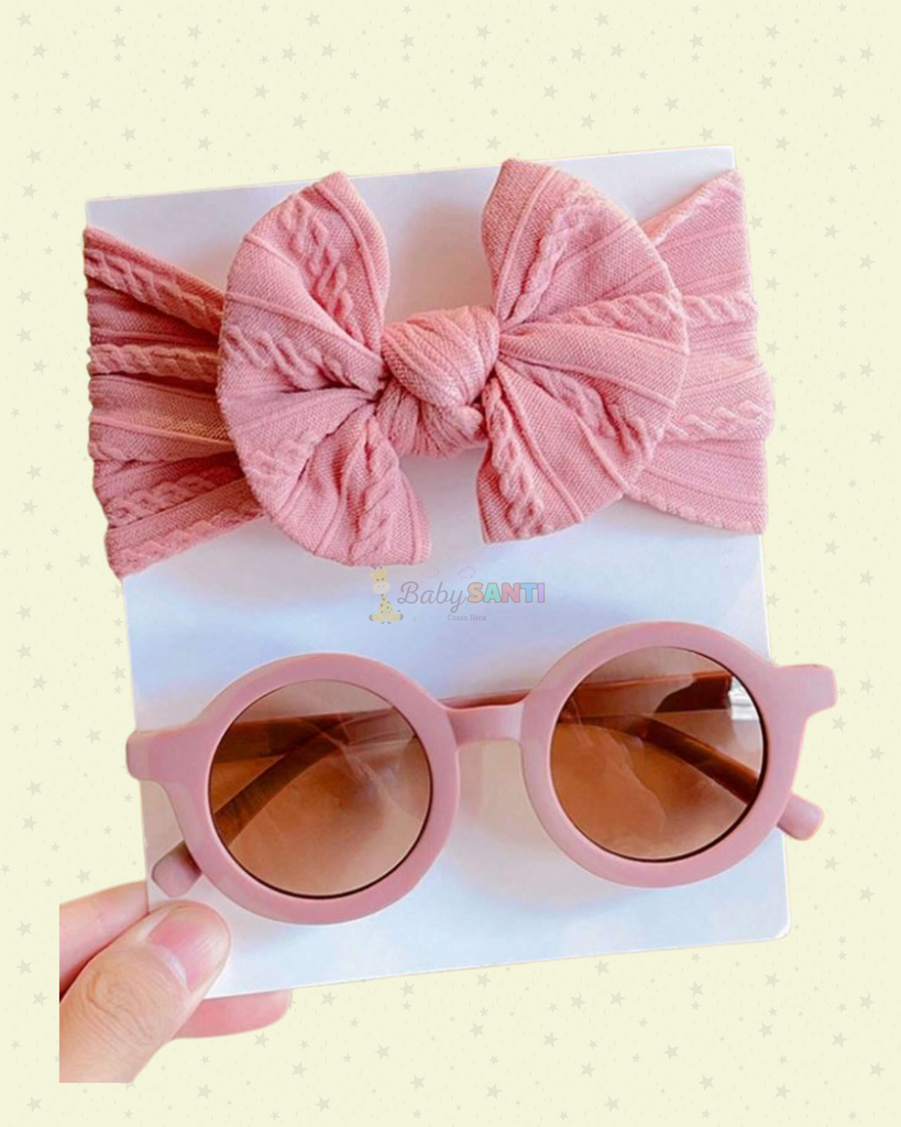 Lentes de Sol con Vincha Coral