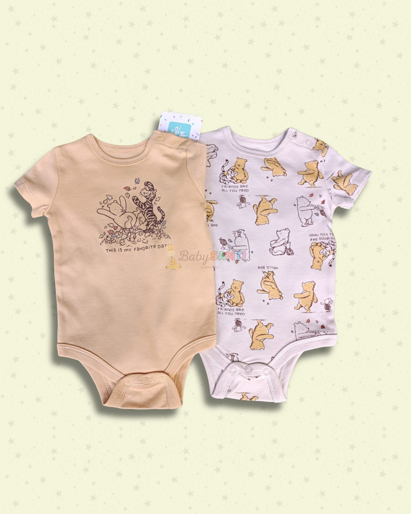 Paquete 2 Mamelucos Winnie the Pooh Unisex