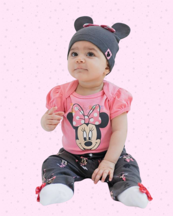 Conjunto 3 Piezas Minnie Mouse