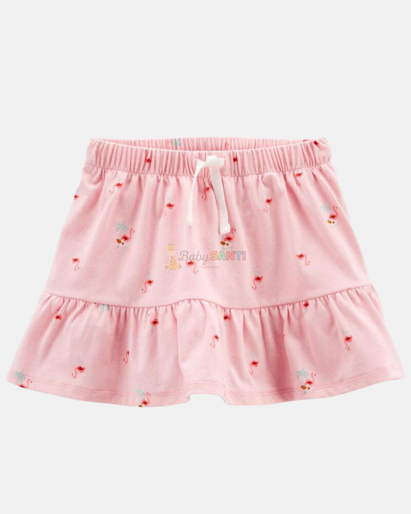 Short Enagua Flamingo