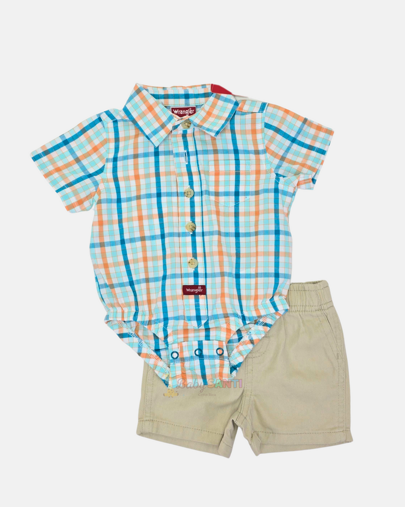 Conjunto 2 piezas Mameluco & Short Wrangle
