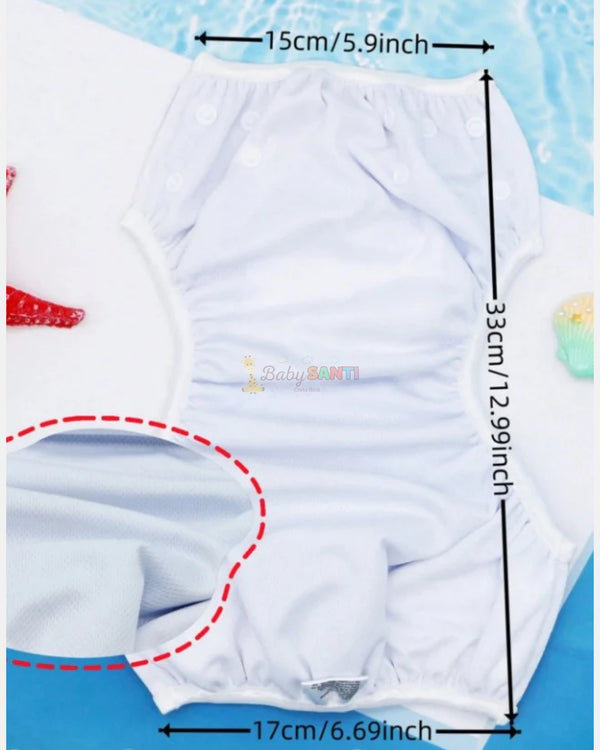 Pañal de Piscina y Playa Reutilizable Elefantes