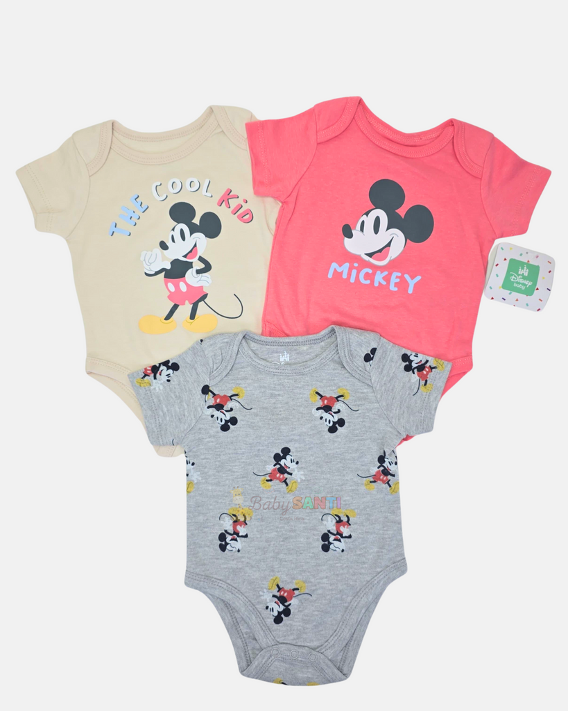 Paquete 3 Mamelucos Mickey