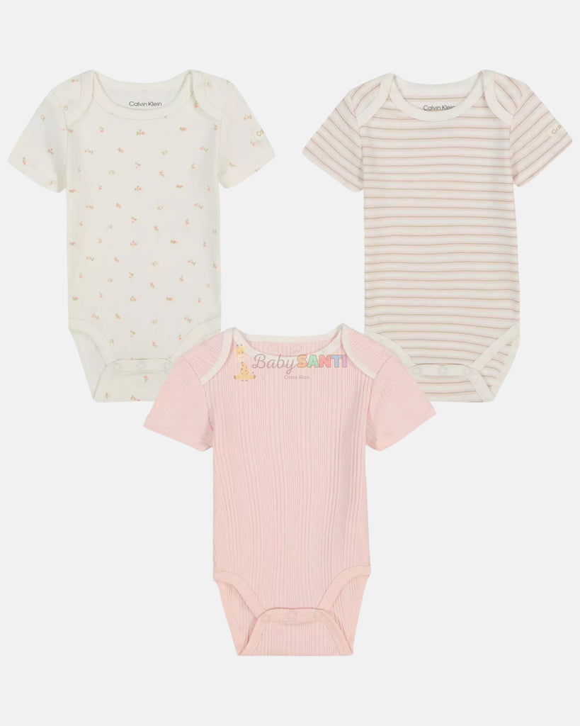 Pack 3 Mamelucos Calvin Klein