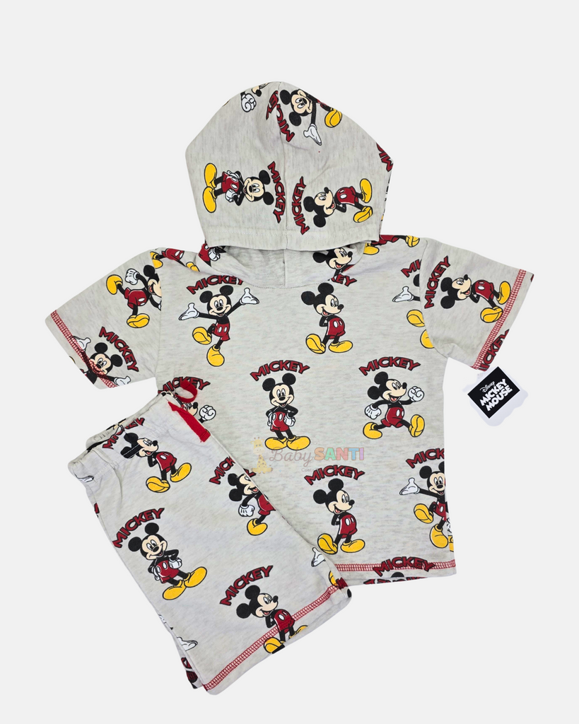 Conjunto 2 piezas Mickey Camisa con capucha & Short