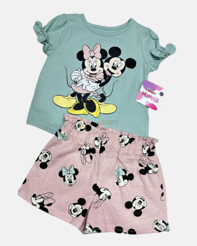 Conjunto 2 piezas con Blusa & Short Minnie