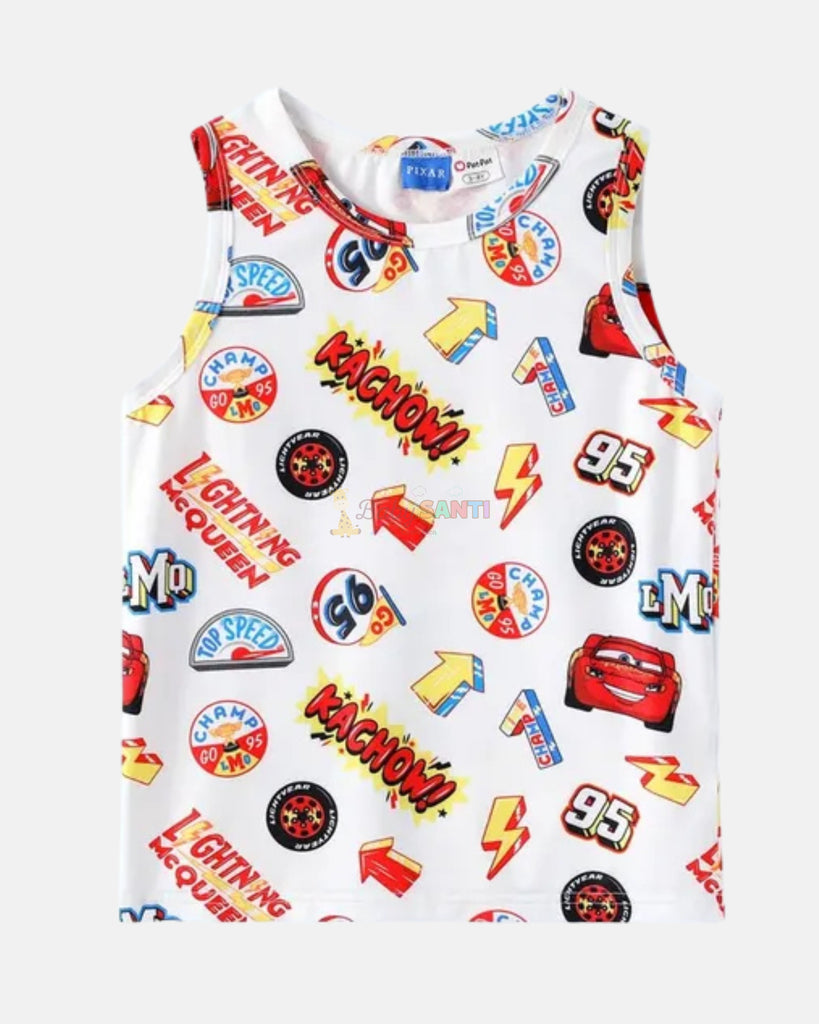 Camiseta Sin Mangas Cars Rayo McQueen