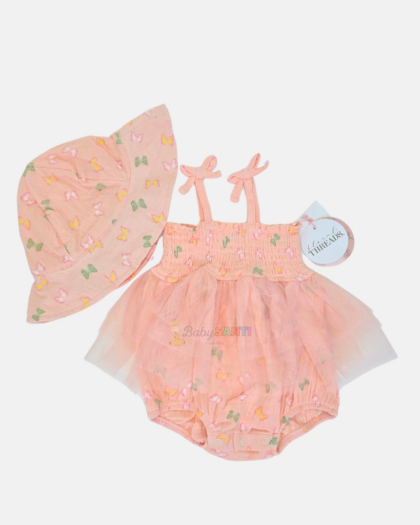 Conjunto 2 piezas Mameluco & Sombrero
