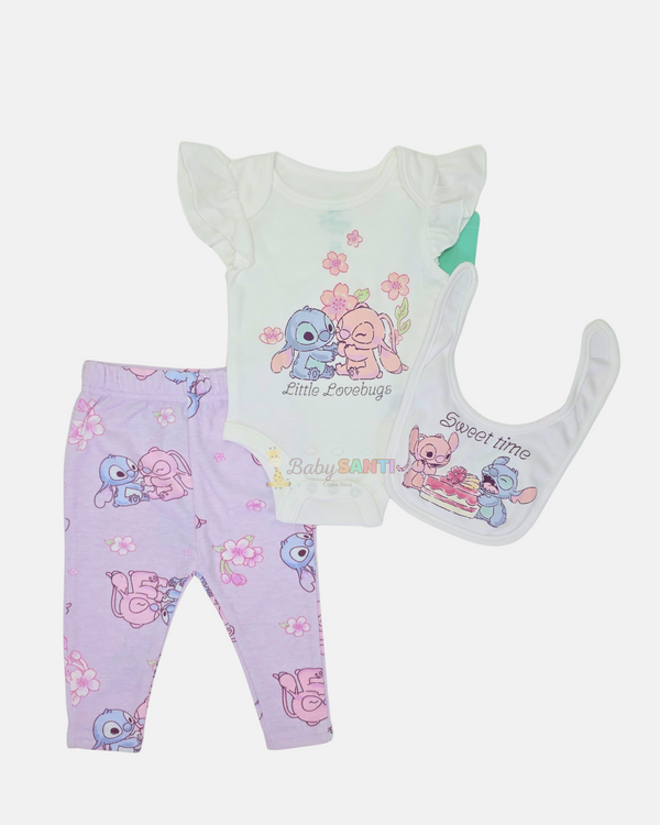 Conjunto 3 piezas Stitch