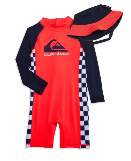 Traje de baño con Sombrero QuikSilver UPF50+