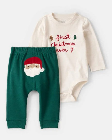 Conjunto Mi Primera Navidad Unisex