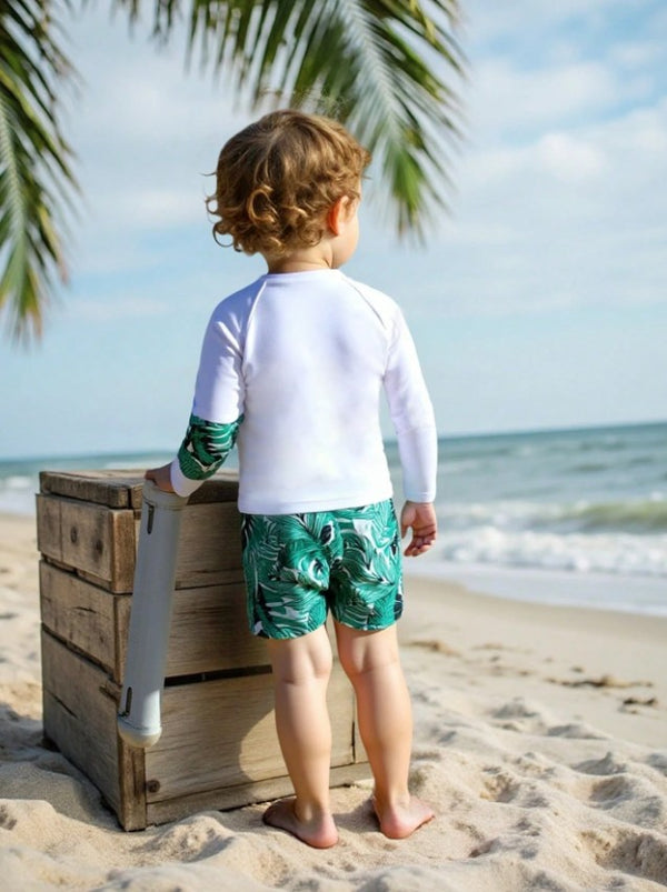 Traje de baño Surf manga larga 2 piezas