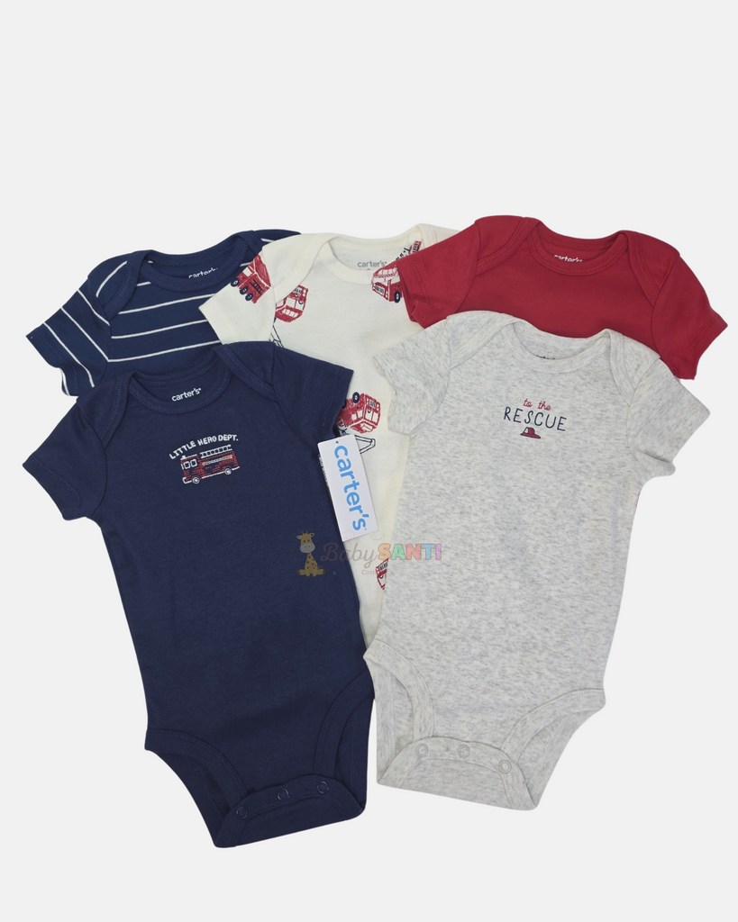 Paquete de 5 Mamelucos Niño