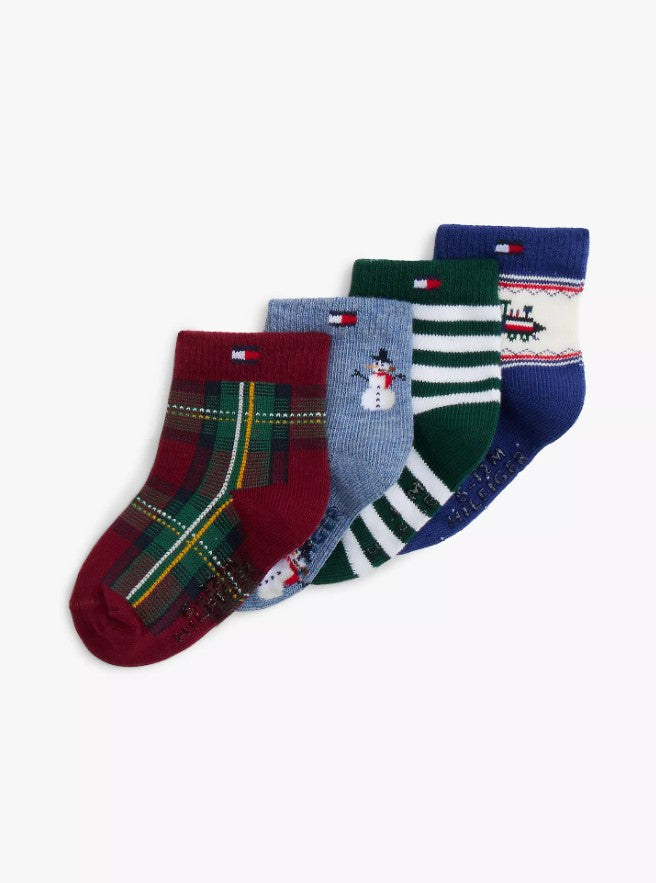 4 Pares de Medias Tommy Hilfiger