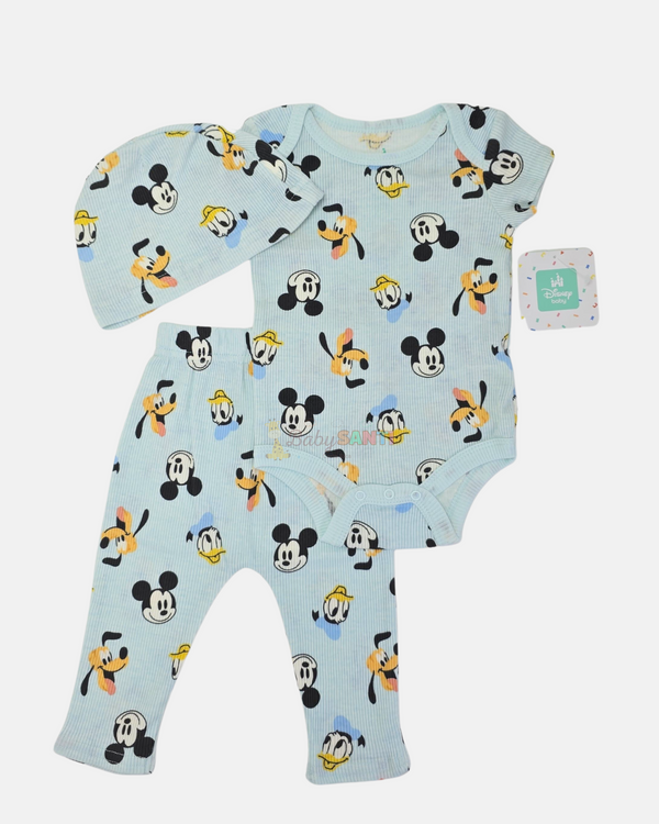 Conjunto 3 Piezas Mickey Mouse