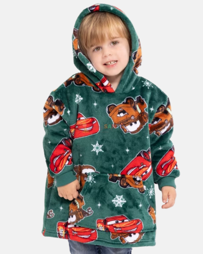 Abrigo tipo Hoodie Cars Rayo McQueen & Mate