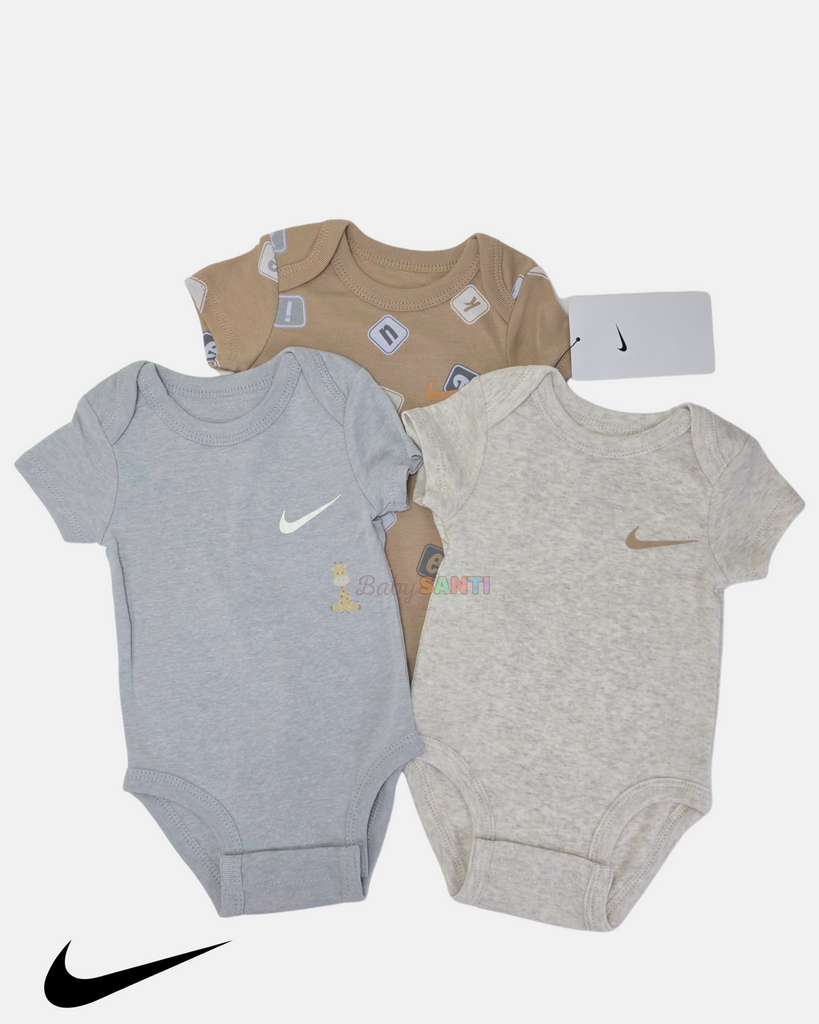 Paquete 3 Mamelucos Nike