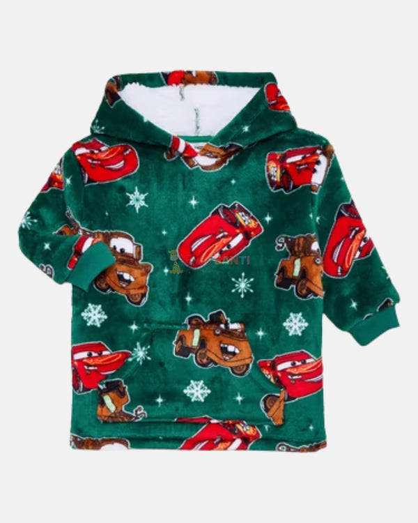Abrigo tipo Hoodie Cars Rayo McQueen & Mate