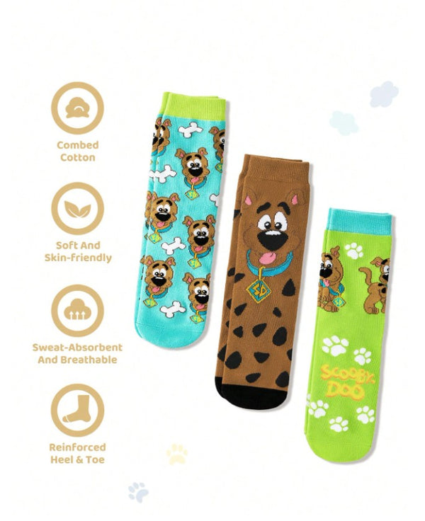 Pack 3 Medias Scooby Doo