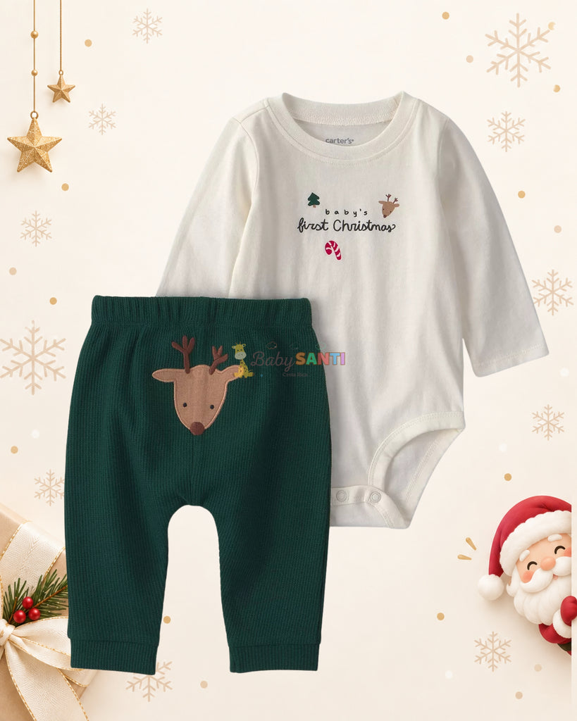 Conjunto Mi Primera Navidad BAJO PEDIDO 15-22 DÍAS