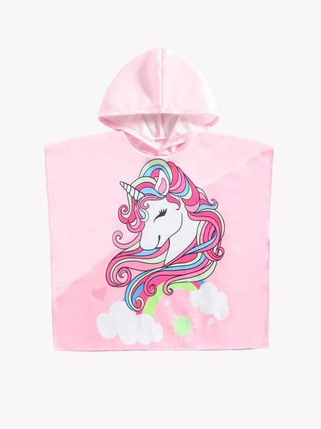 Bata Baño Unicornio Rosa