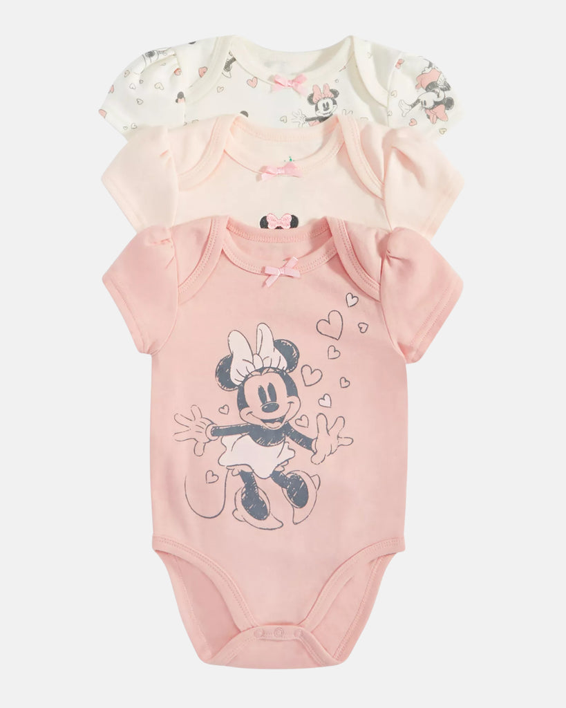 Pack 3 Mamelucos Minnie Mouse