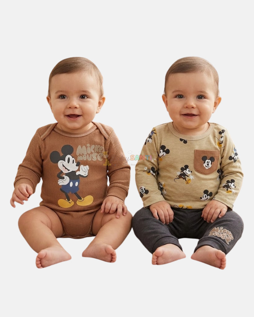 Conjunto 3 Piezas Mickey Mouse