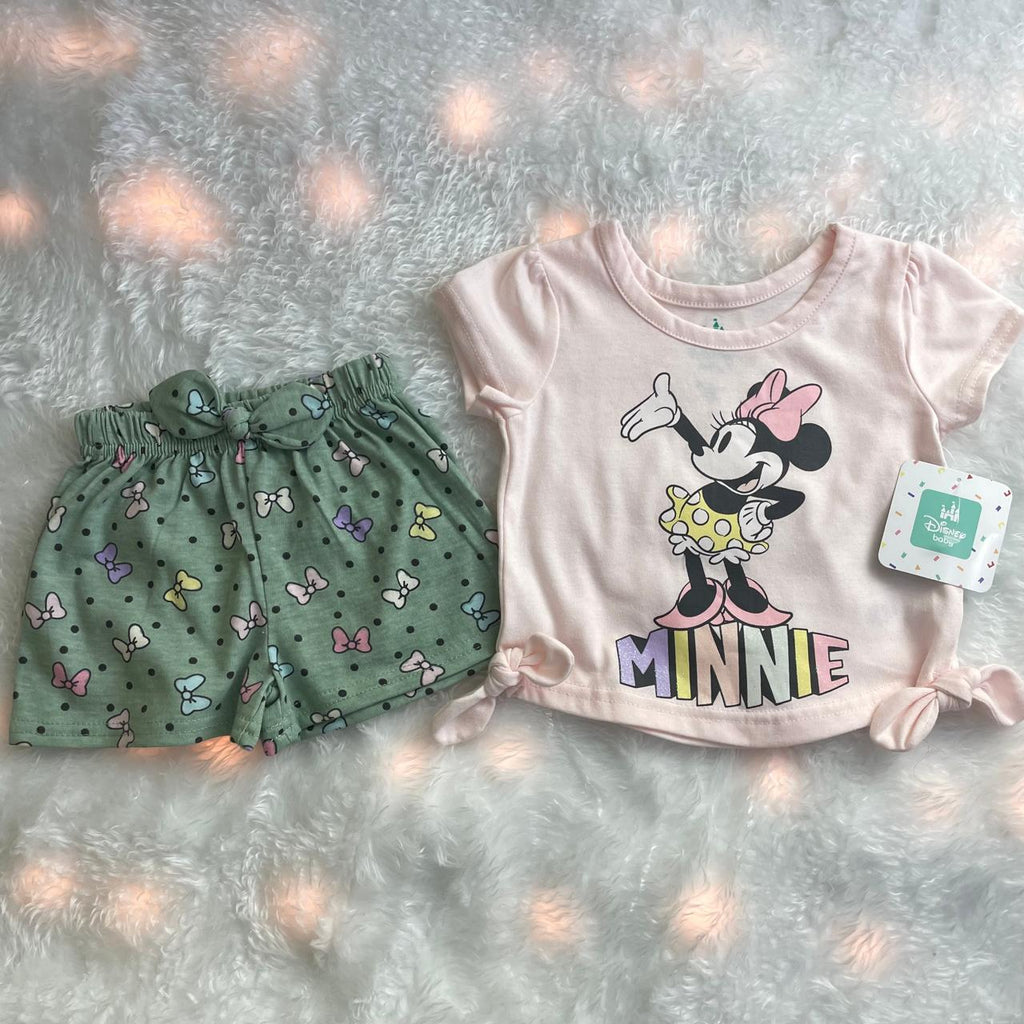 Conjunto 2 piezas con Blusa & Short Minnie