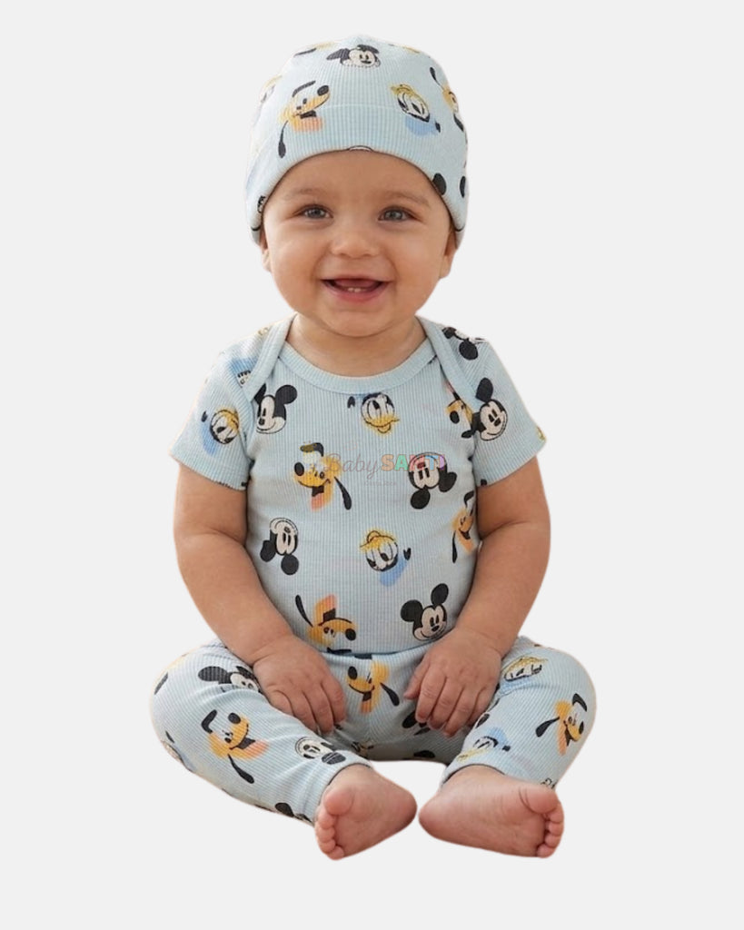 Conjunto 3 Piezas Mickey Mouse