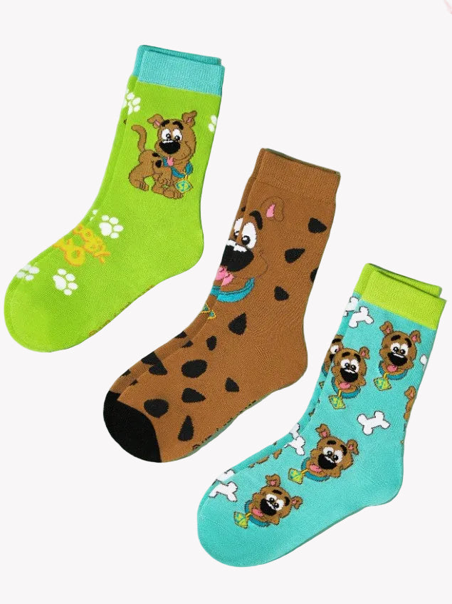 Pack 3 Medias Scooby Doo