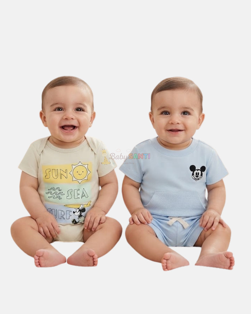 Conjunto 3 Piezas Mickey Mouse
