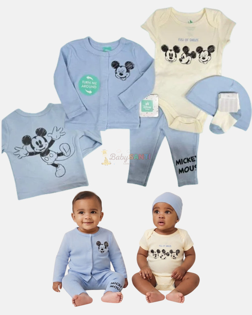 Conjunto 5 Piezas Mickey Mouse