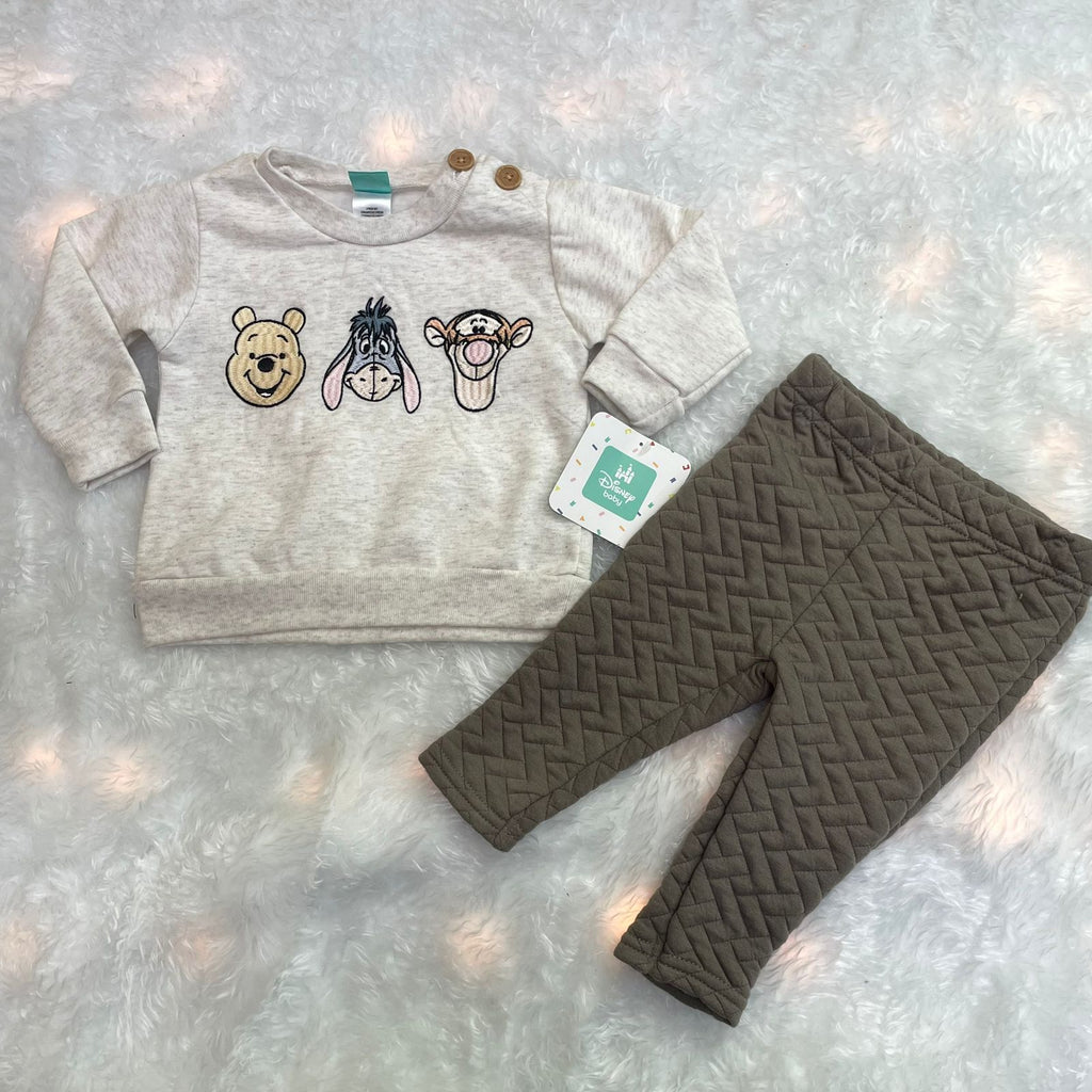 Conjunto 2 piezas Winnie Pooh Abrigo & Pantalon