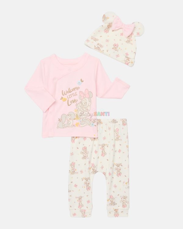 Conjunto 3 Piezas Minnie Mouse