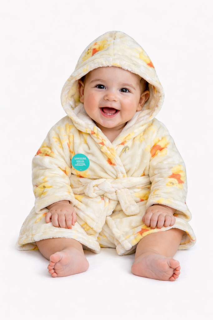 Bata Baño con Apego Winnie Pooh