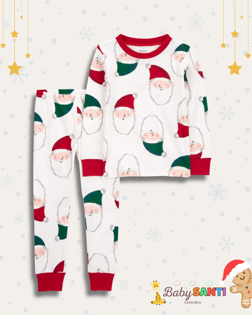 Pijama 2 piezas Santa Unisex