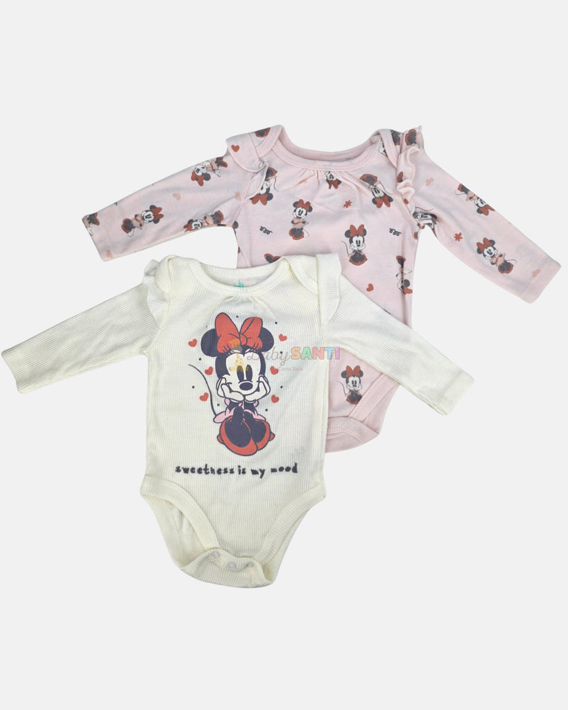 Mameluco Pack 2 Minnie Mouse