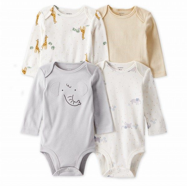 Paquete de 4 Mamelucos Unisex