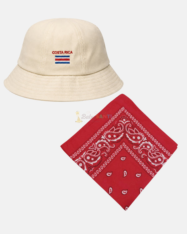 Chonete + Pañuelo Típico Rojo