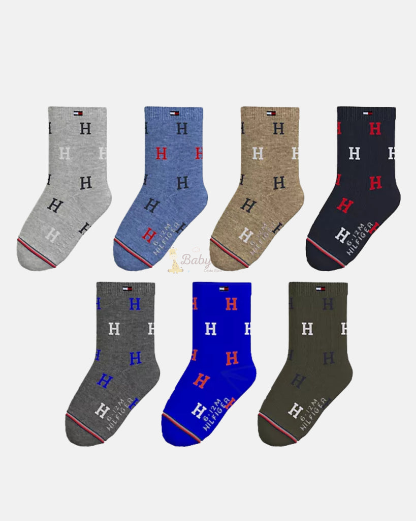 Pack 7 Medias Tommy Hilfiger