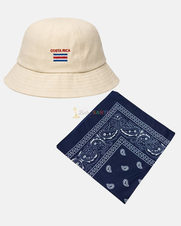 Chonete + Pañuelo Típico Azul