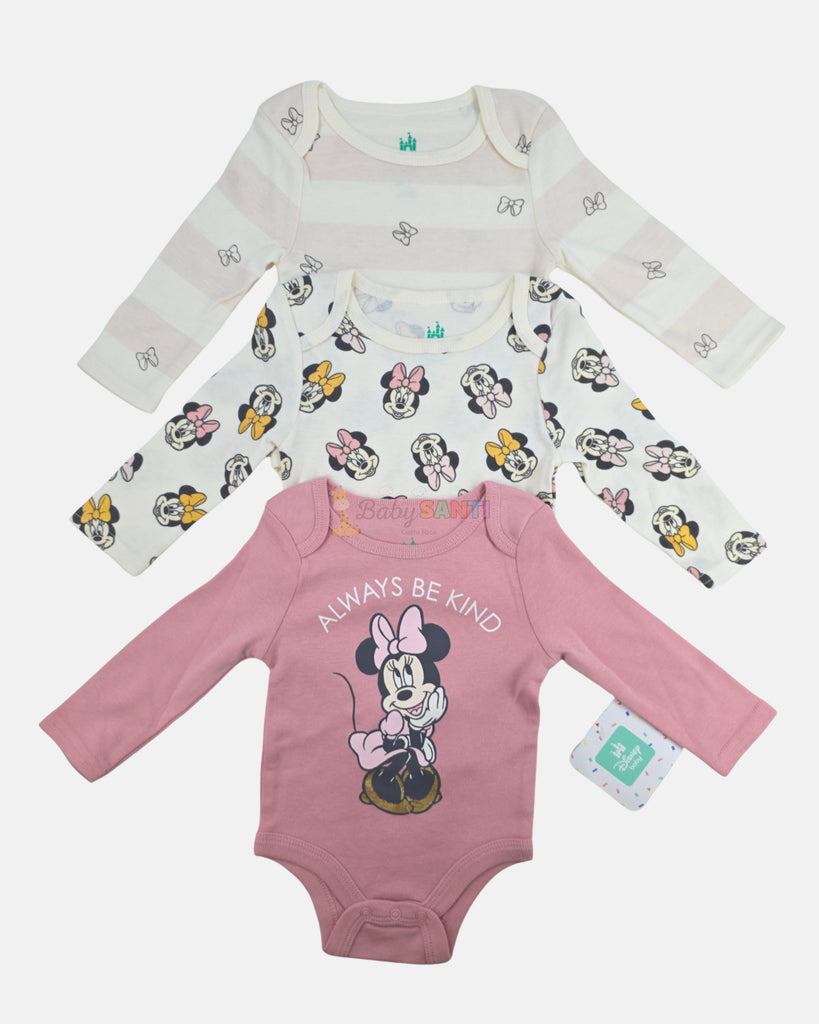 Mamelucos Pack 3 Minnie Mouse