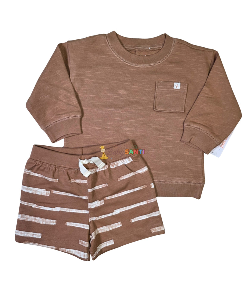 Conjunto Camisa Manga Larga & Short