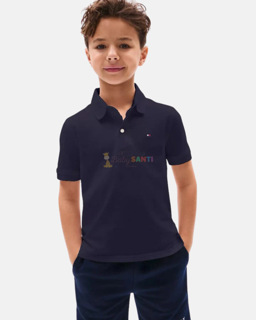 Camisa Tipo Polo Tommy Hilfiger Navy